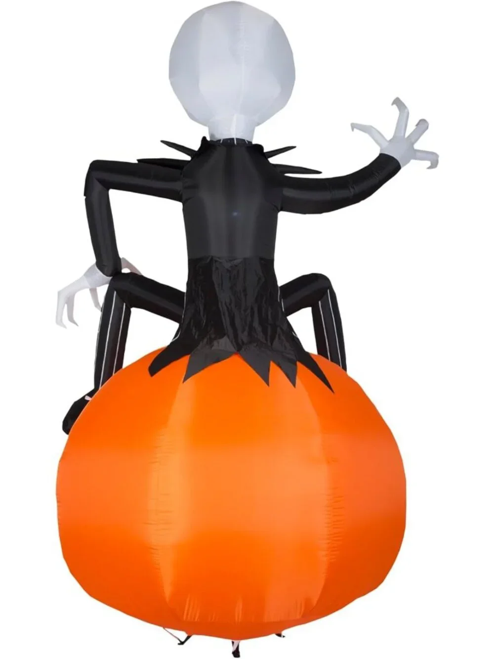 Halloween Inflatable Jack Skellington Pumpkin Decoration, 9.5 ft Tall, Outdoor